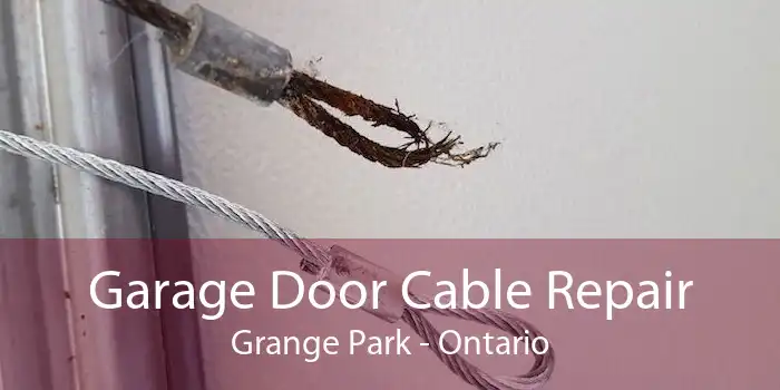 Garage Door Cable Repair Grange Park - Ontario
