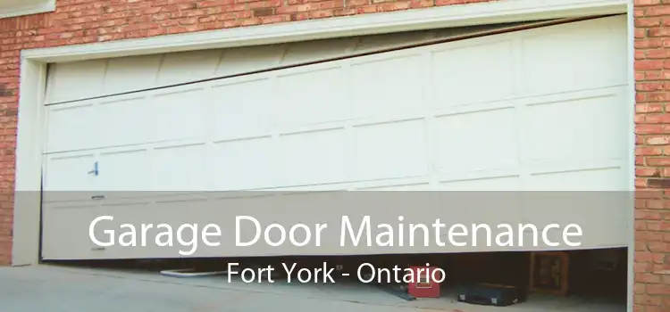 Garage Door Maintenance Fort York - Ontario