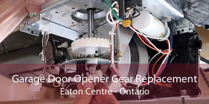 Garage Door Opener Gear Replacement Eaton Centre - Ontario