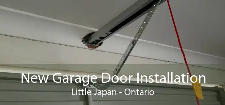 New Garage Door Installation Little Japan - Ontario