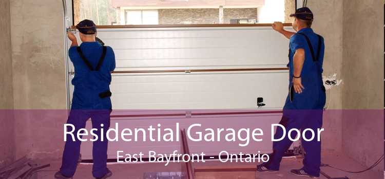 Residential Garage Door East Bayfront - Ontario