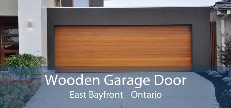 Wooden Garage Door East Bayfront - Ontario