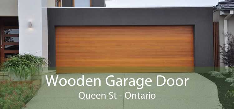 Wooden Garage Door Queen St - Ontario