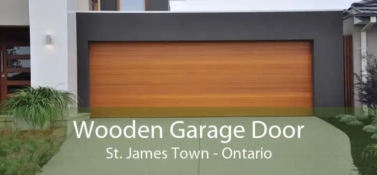 Wooden Garage Door St. James Town - Ontario